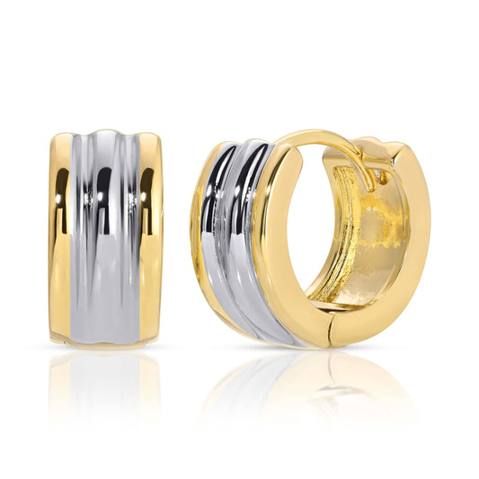 TWO-TONE BAND HUGGIE HOOPS
